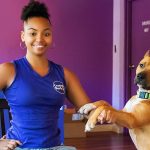 Central Bark Atlanta trainer with brown dog