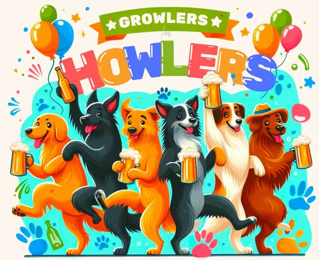 Growlers for Howlers Dog Event in Aurora, IL