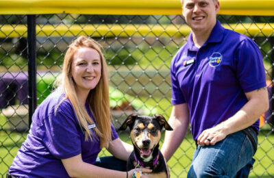 Lenny, Emily, and Baxter