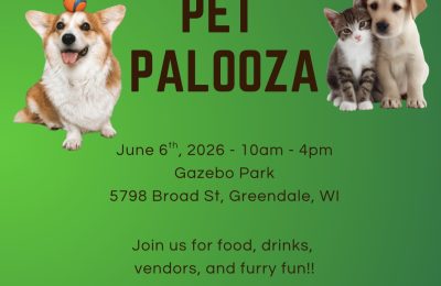 Join us at Pet Palooza June 6th!